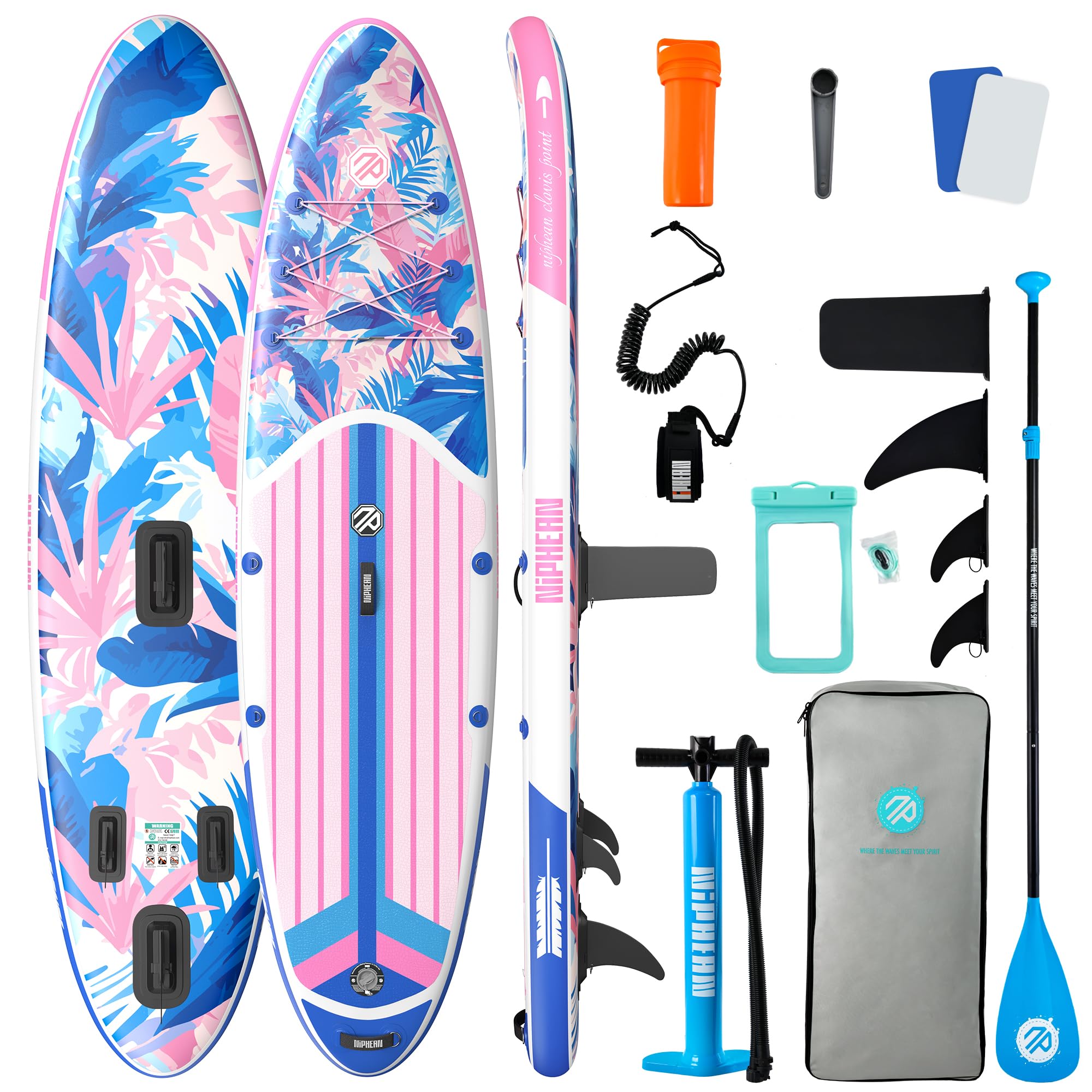 10'6" Inflatable SUP Board Set