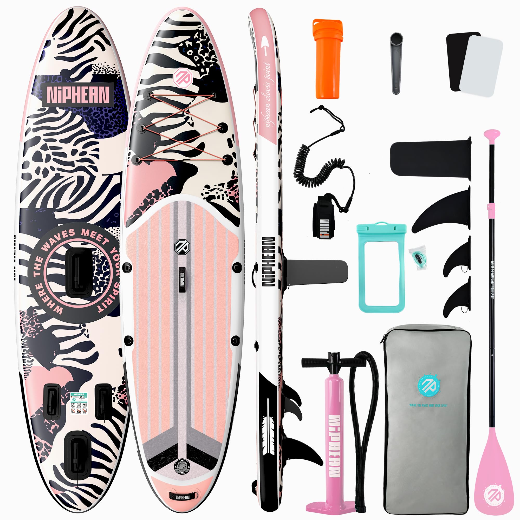 10'6" Inflatable SUP Board Set