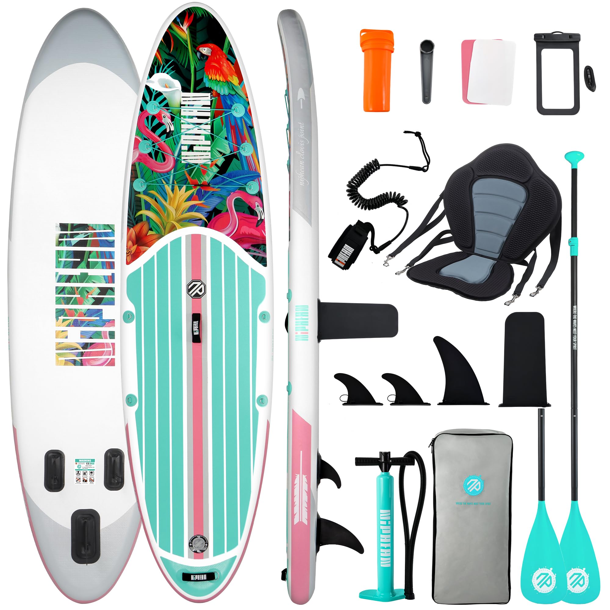 10'6" Inflatable SUP Board Set