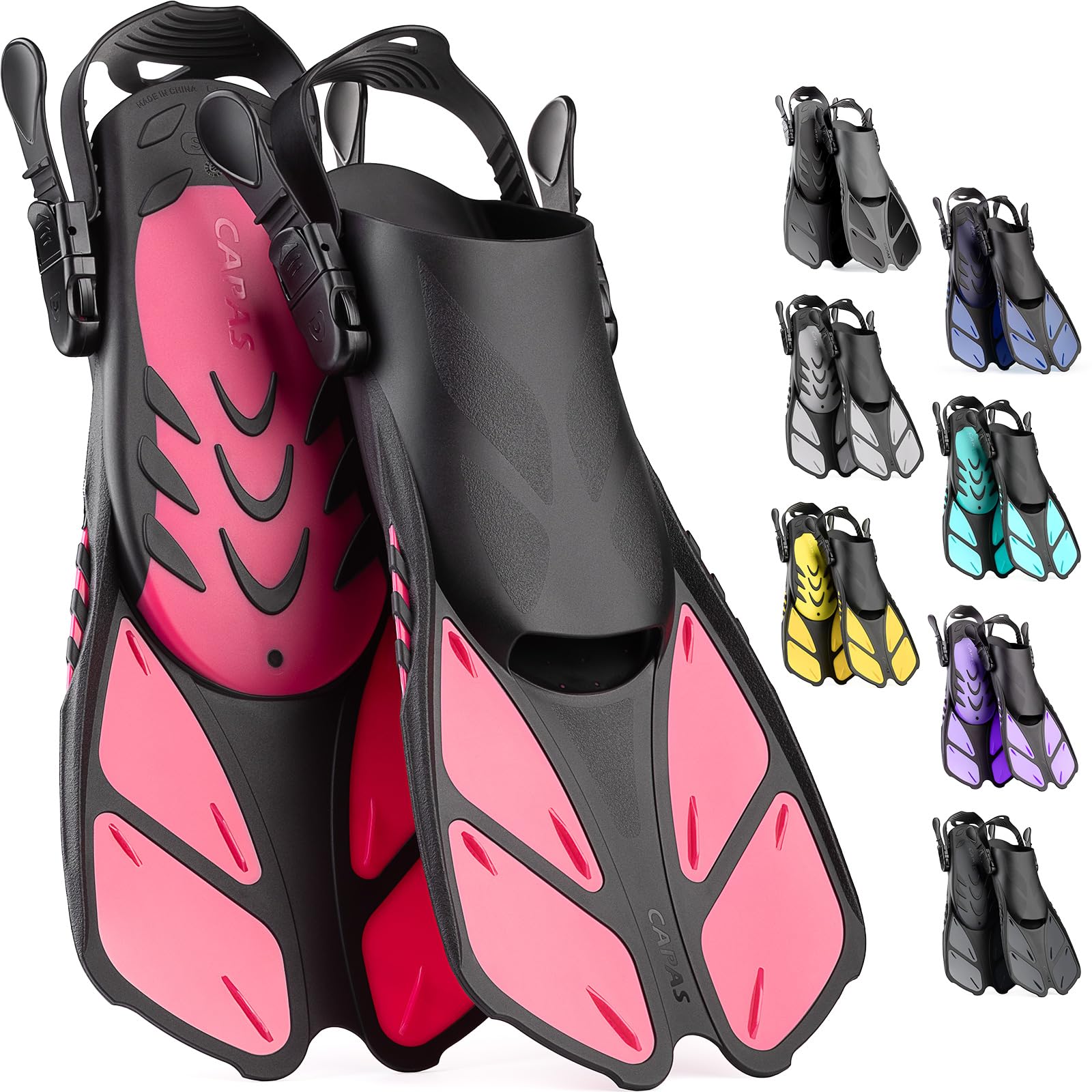 Adjustable Snorkel Swim Fins