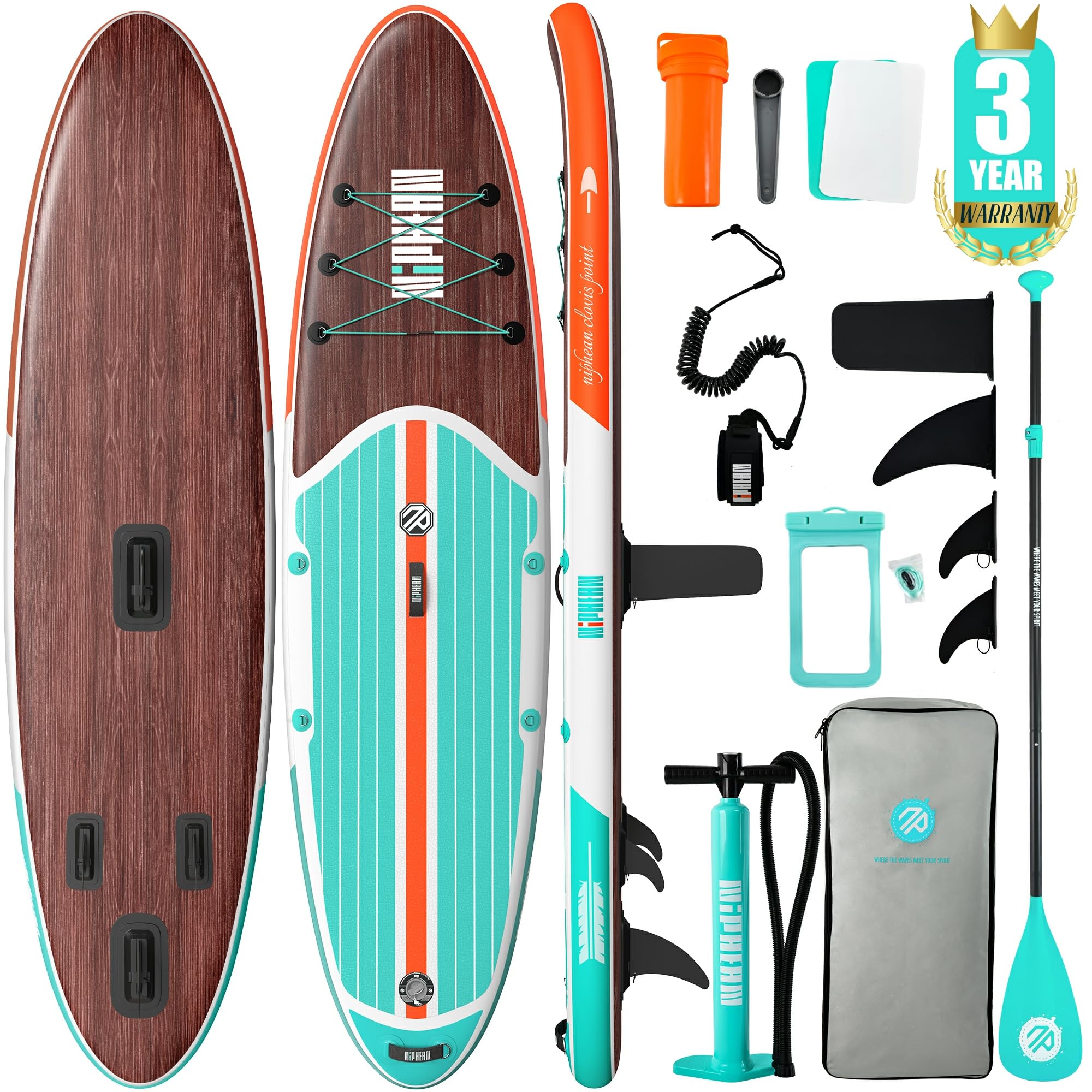 10'6" Inflatable SUP Board Set