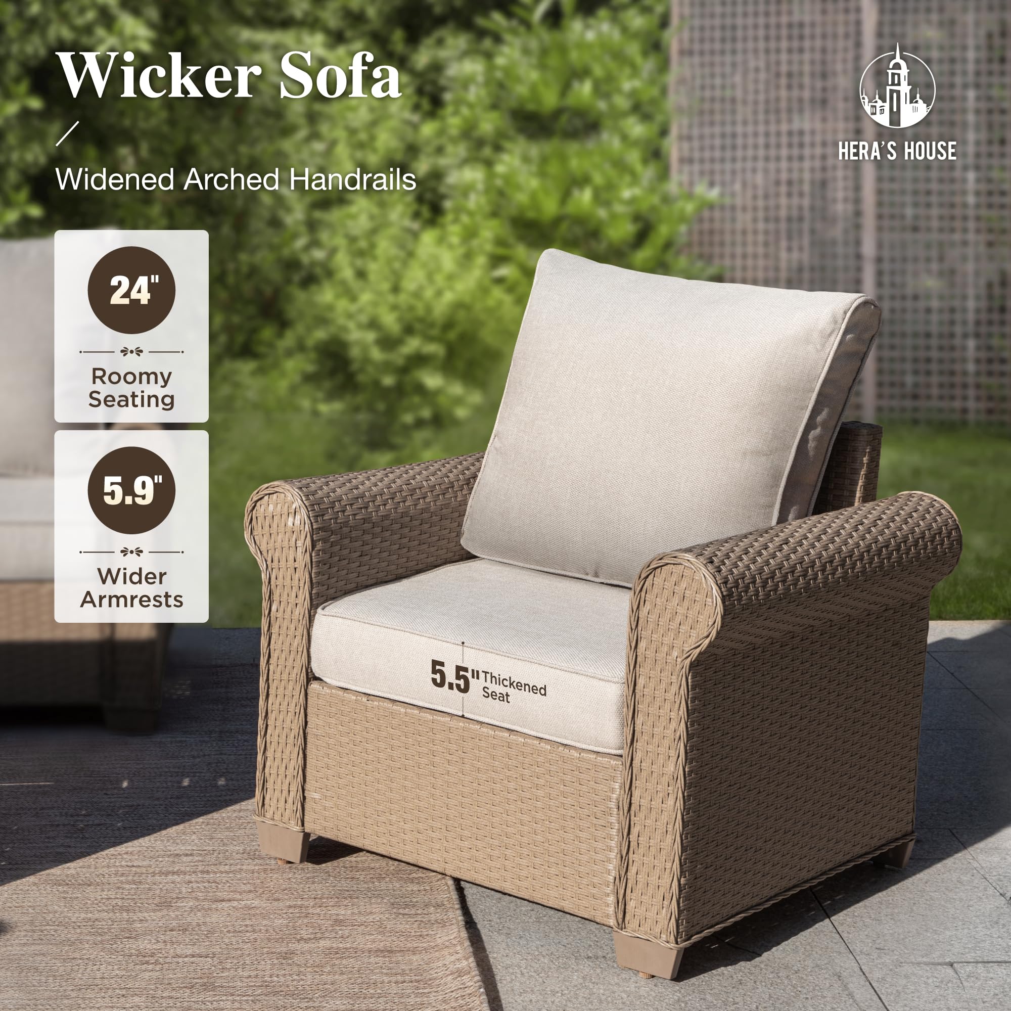 HERA'S HOUSE Patio Furniture Set