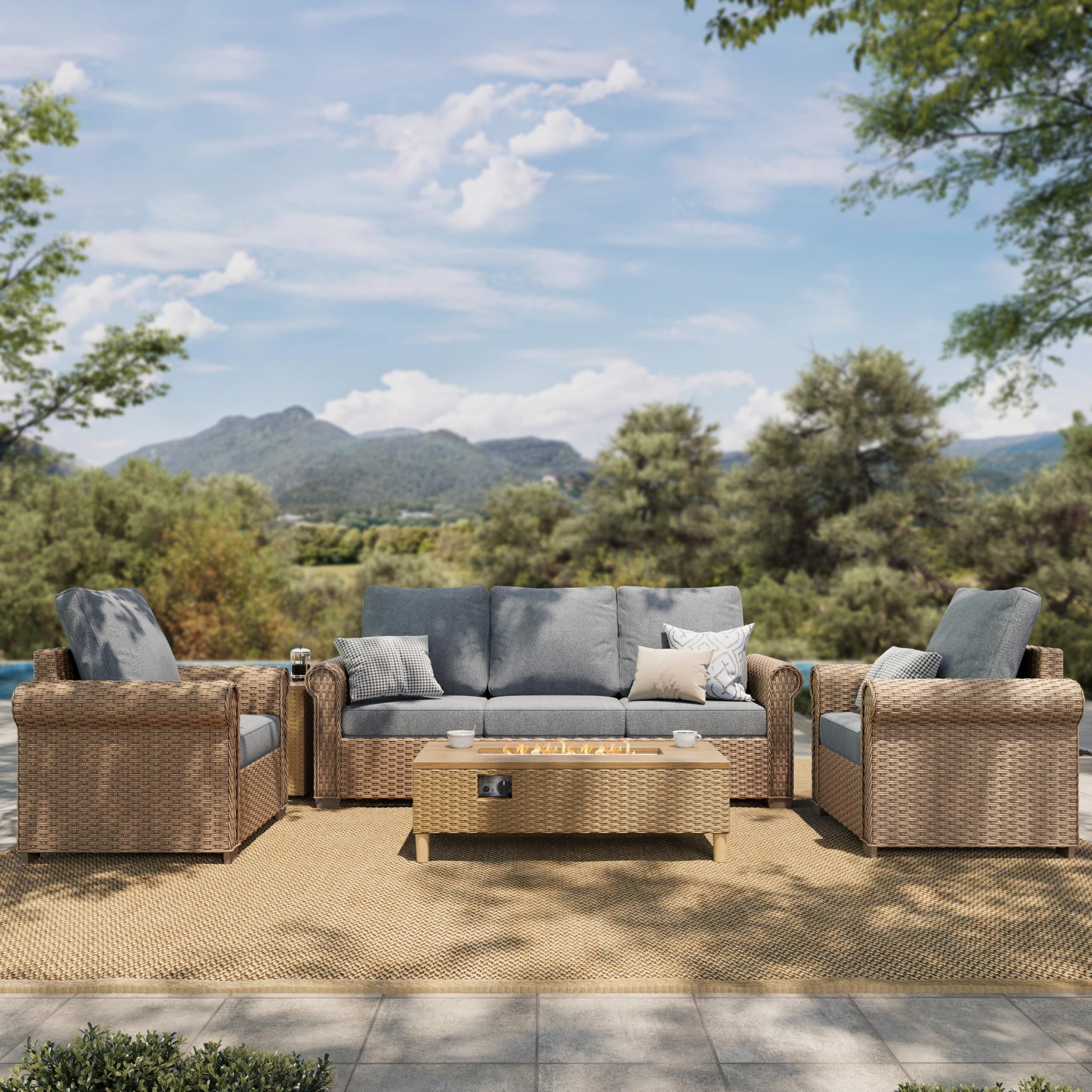 HERA'S HOUSE Patio Furniture Set