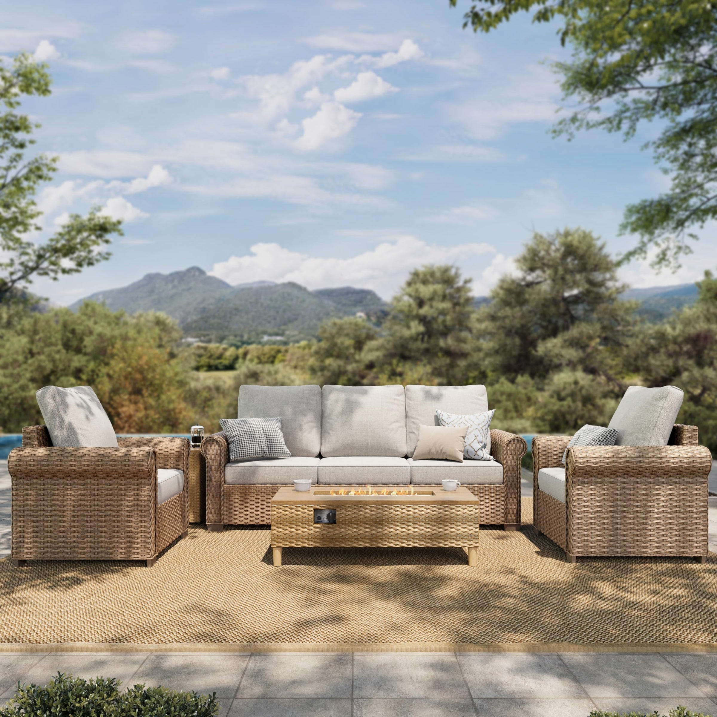 HERA'S HOUSE Patio Furniture Set
