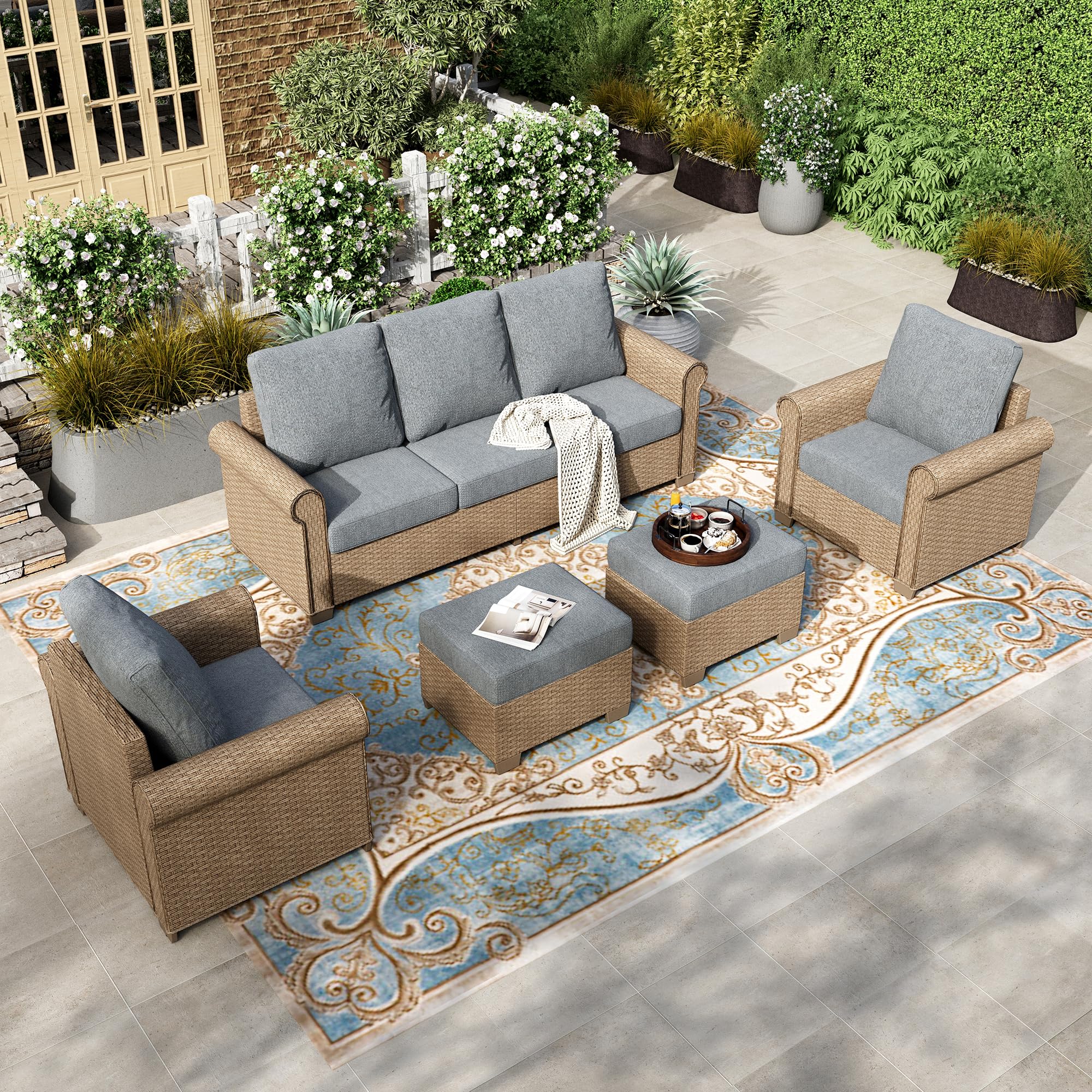 HERA'S HOUSE Patio Furniture Set