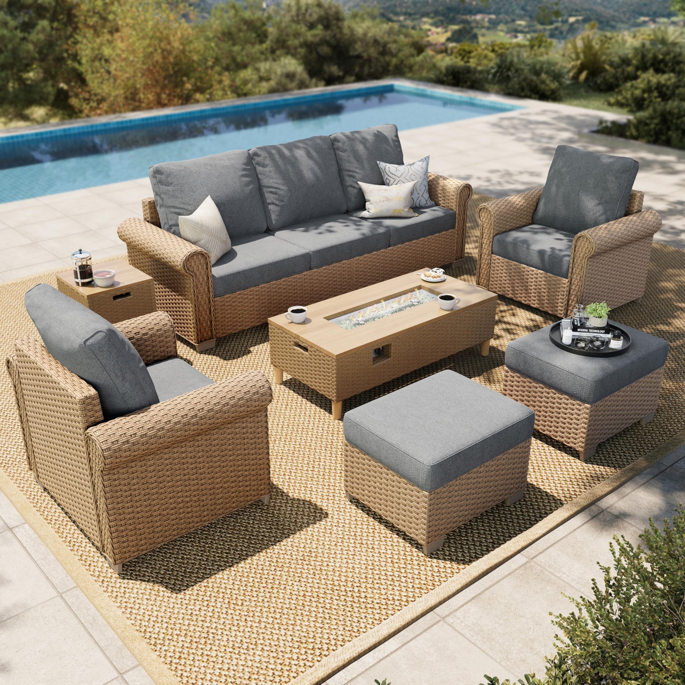 HERA'S HOUSE Patio Furniture Set