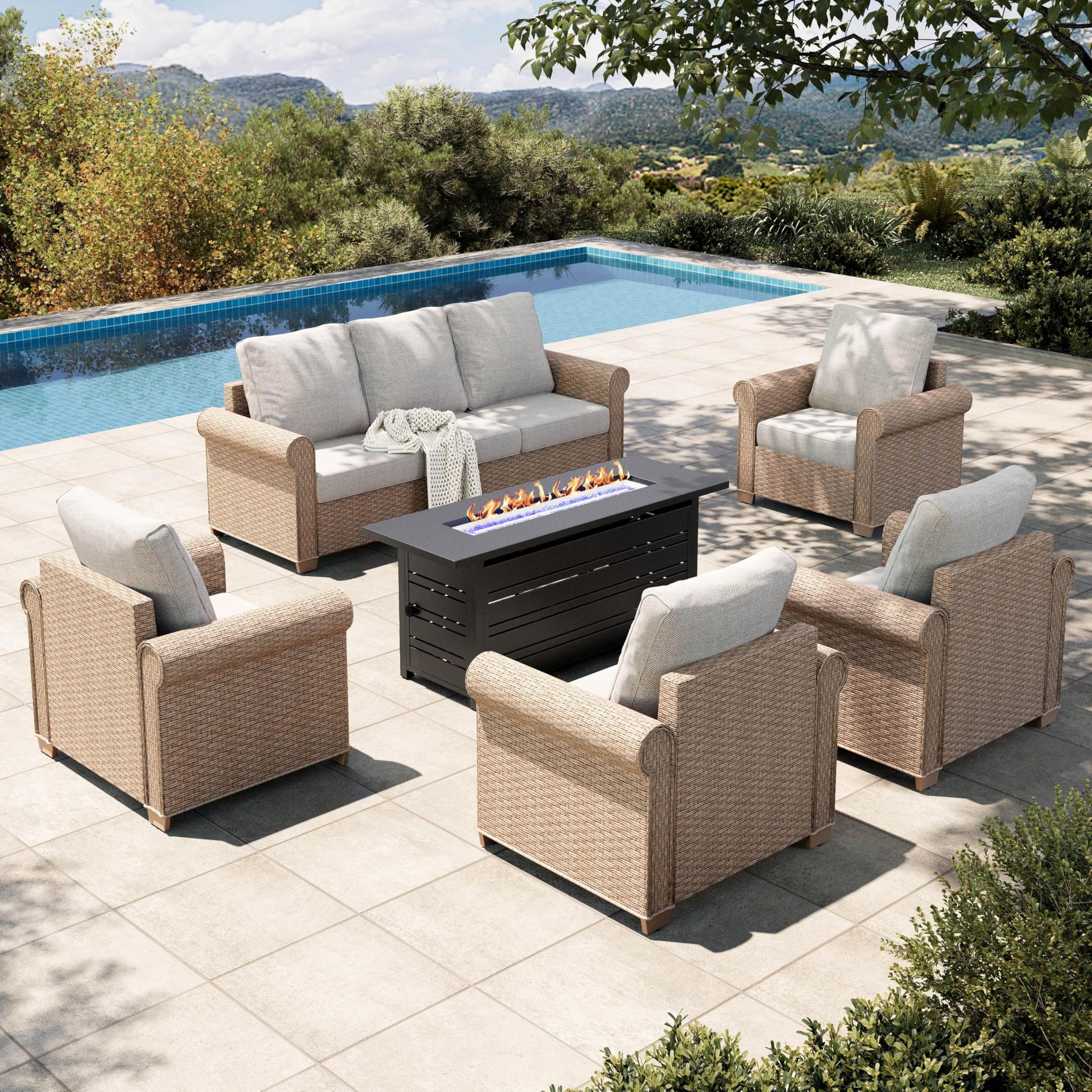 HERA'S HOUSE Patio Furniture Set