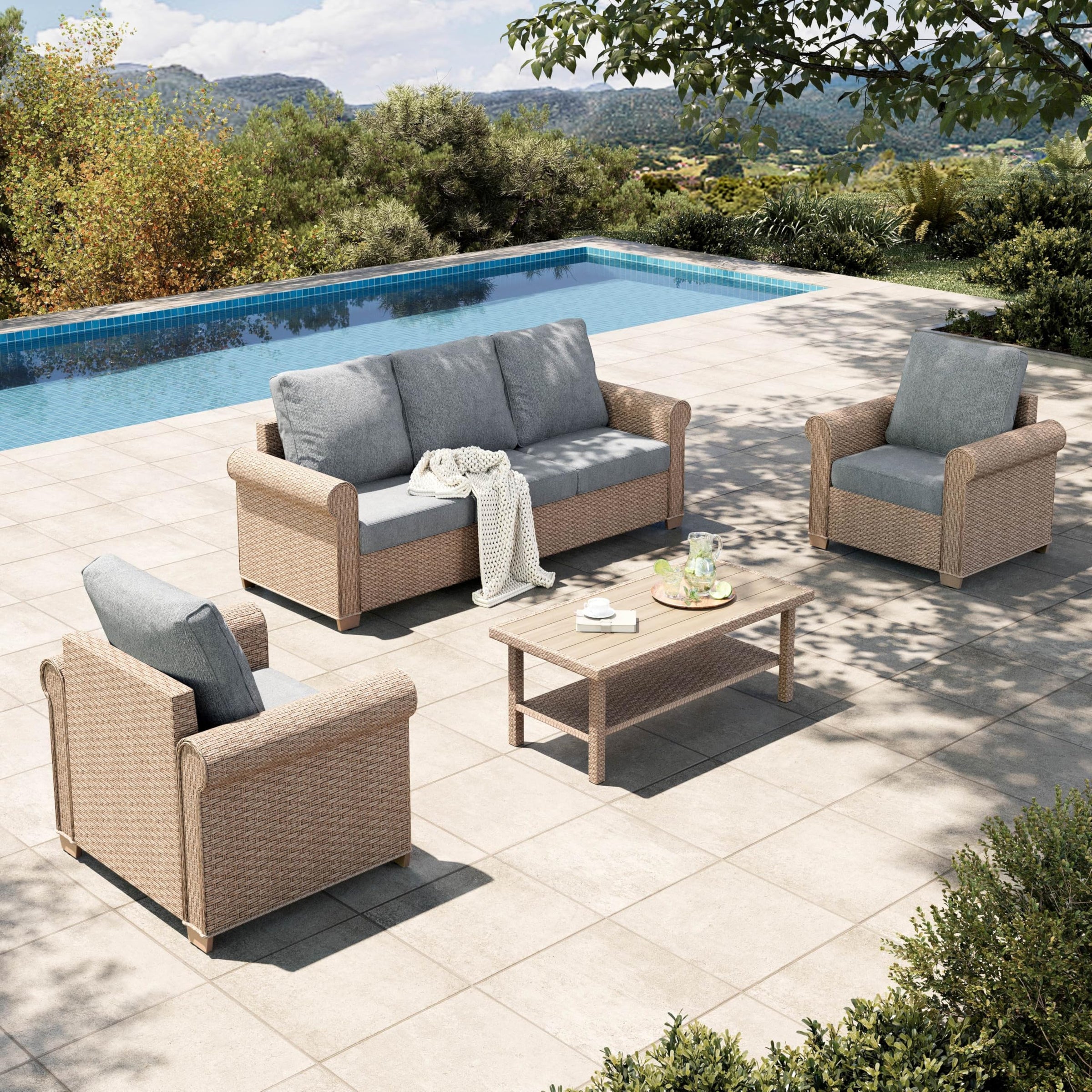 HERA'S HOUSE Patio Furniture Set
