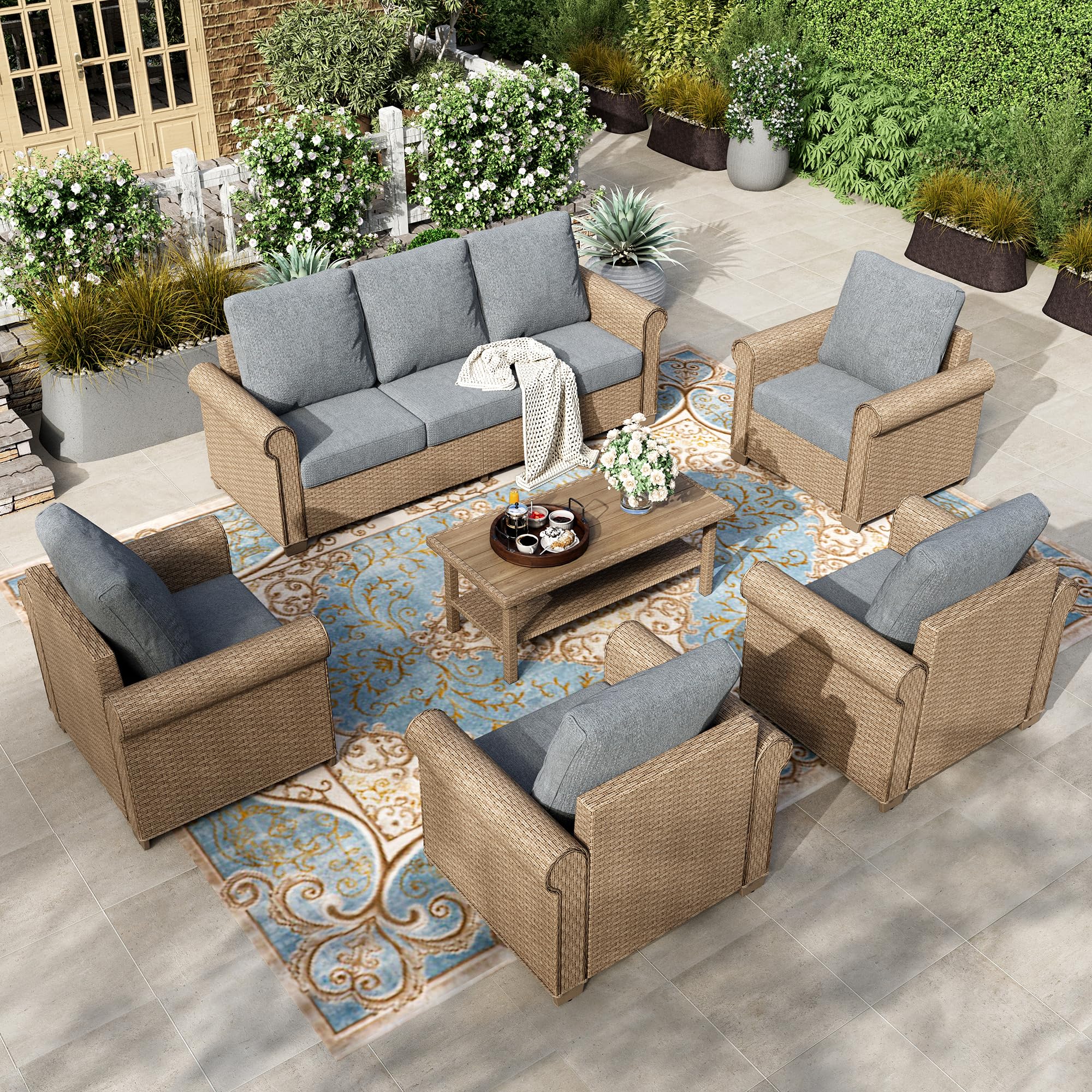 HERA'S HOUSE Patio Furniture Set